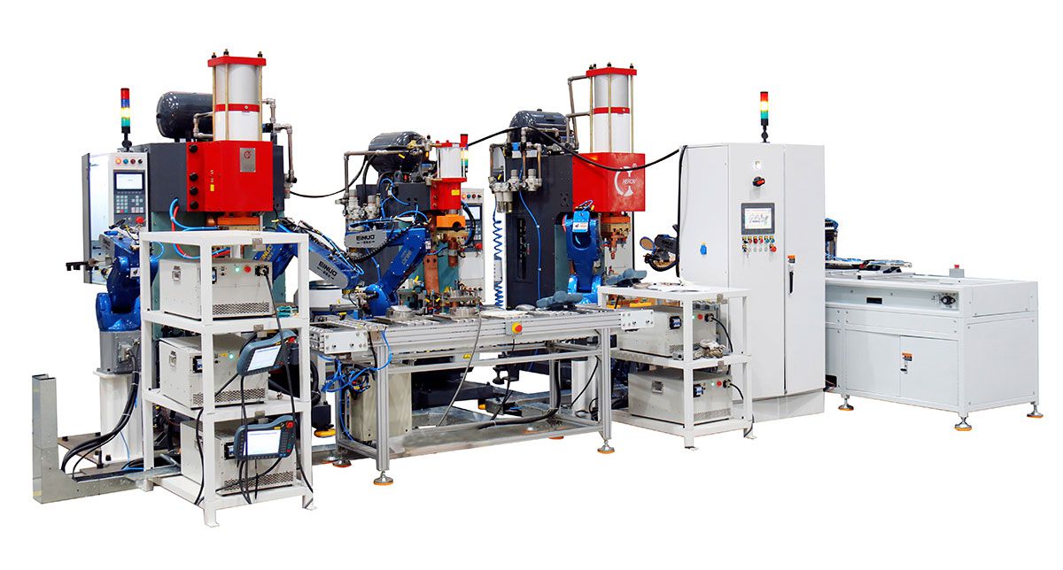 Automatic Production Line for Air Conditioning Compressor Shell