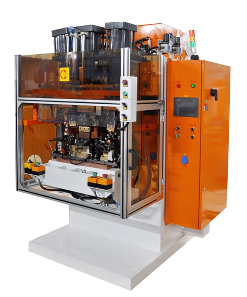 Three-head Capacitor Discharge Projection Welder for Automotive Window Track